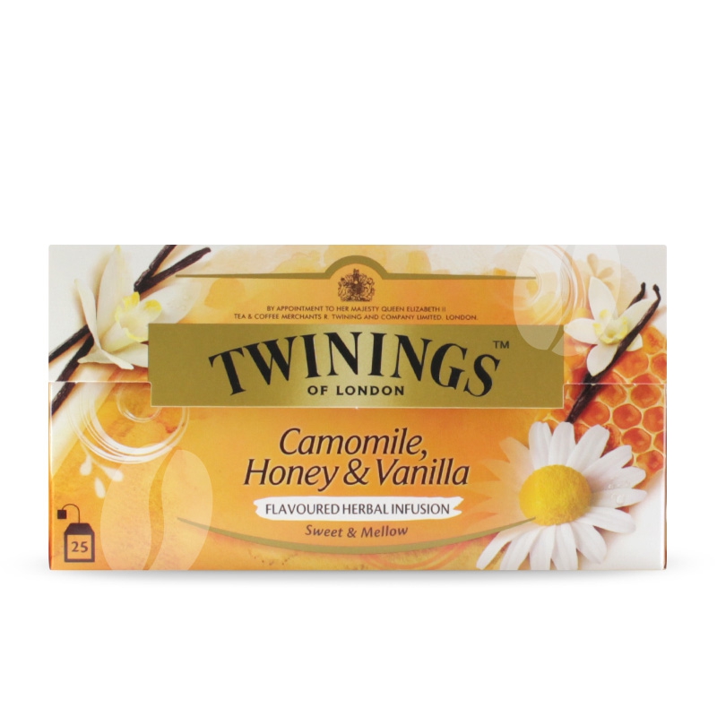 Kietelen Haalbaar mineraal Twinings Camomile, Honey & Vanilla 25 stuks online bestellen bij  Koffiecentrale.nl - Koffiecentrale.nl